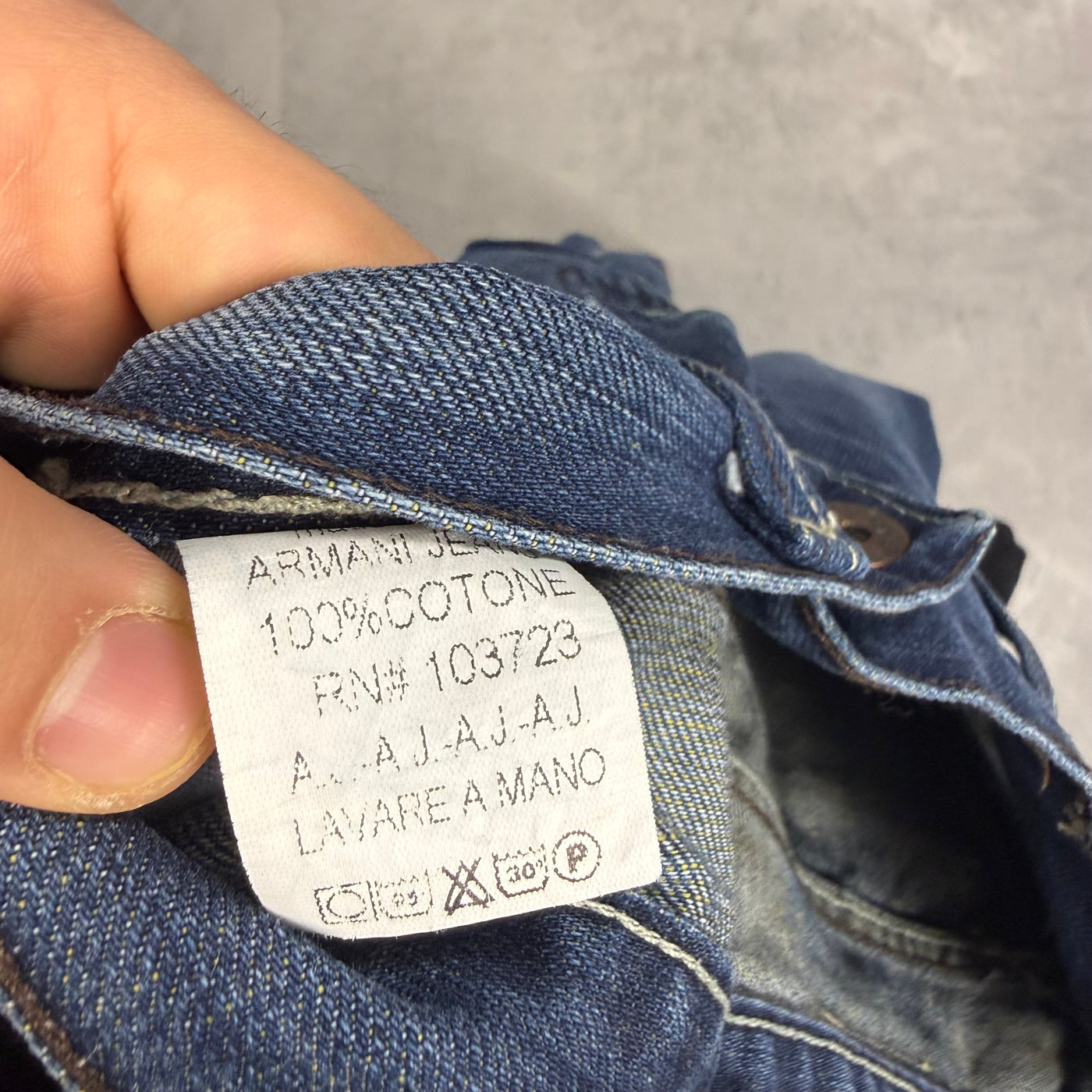 Armani  Washed Vintage Jeans | XS