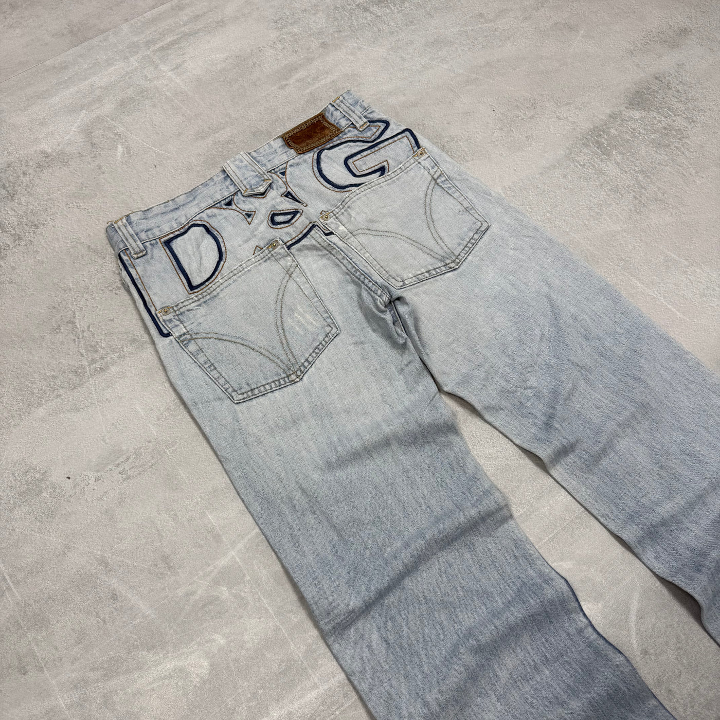 Dolce Gabana Big Print Vintage Jeans | S