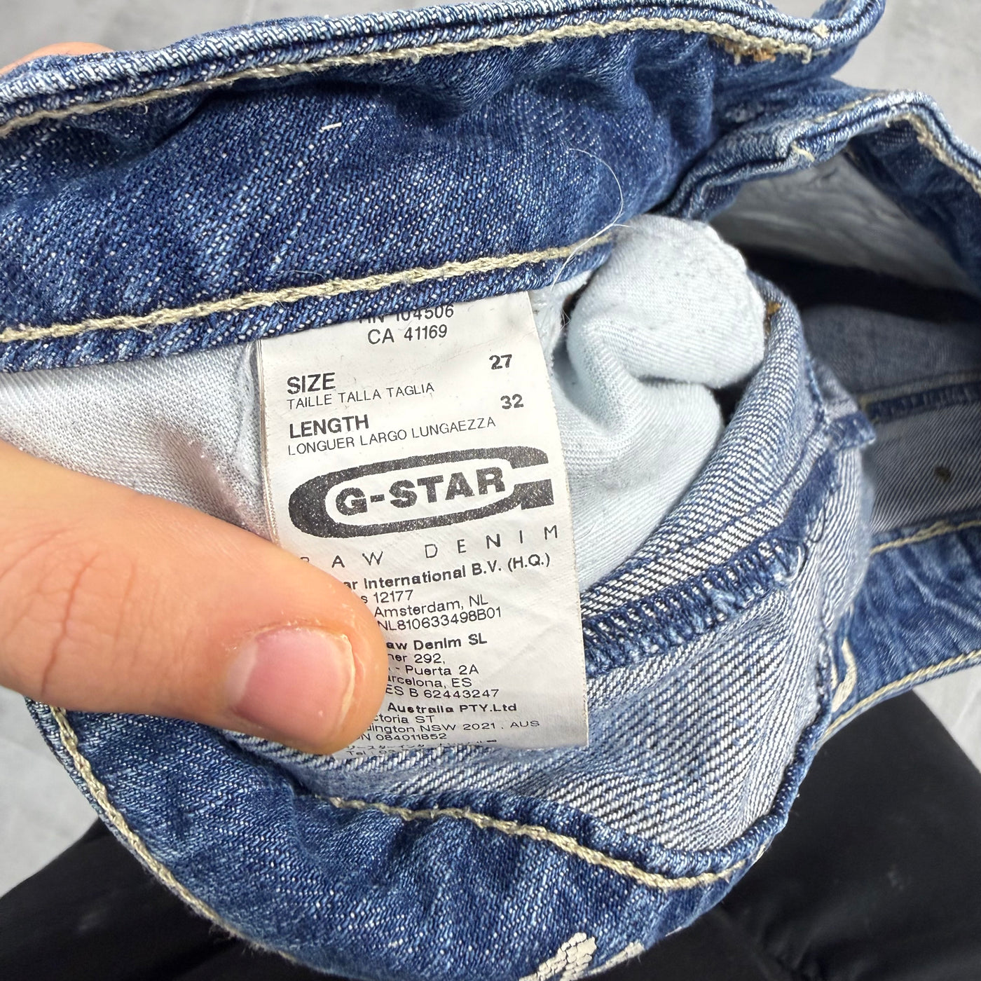 G-Star Washed Vintage Jeans | S