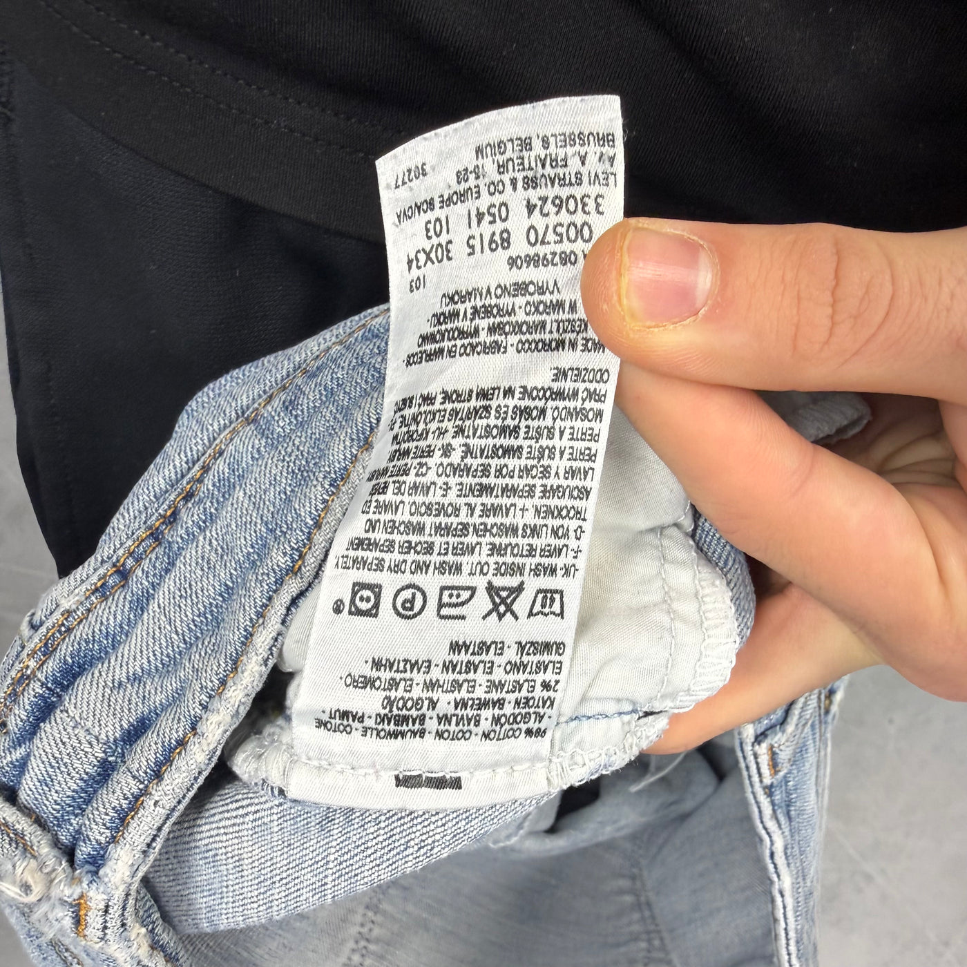 Levis Washed Vintage Jeans | S