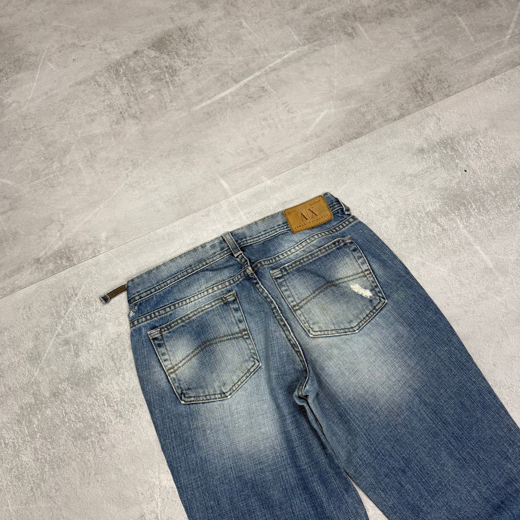 Armani Bootcut Washed Vintage Jeans | S