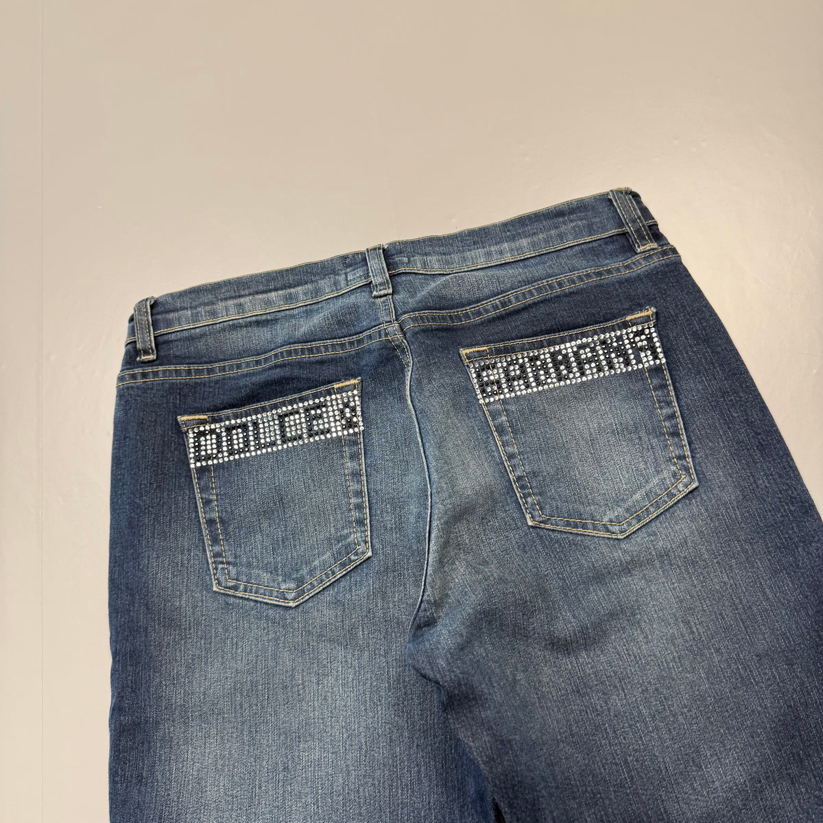 Dolce Gabana Back Print Bootcut Vintage Jeans | S
