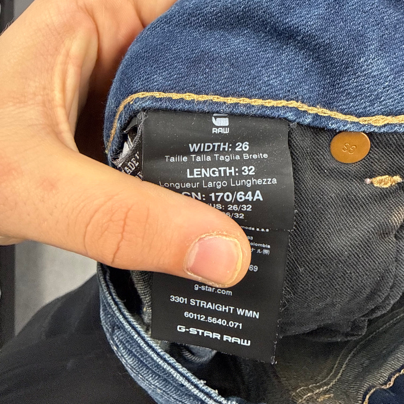 G-Star Washed Vintage Jeans | S
