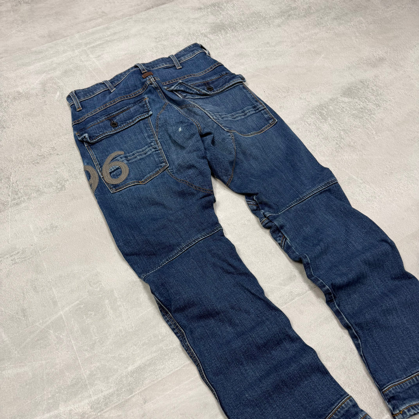 G-Star Big Print Vintage Jeans | XS