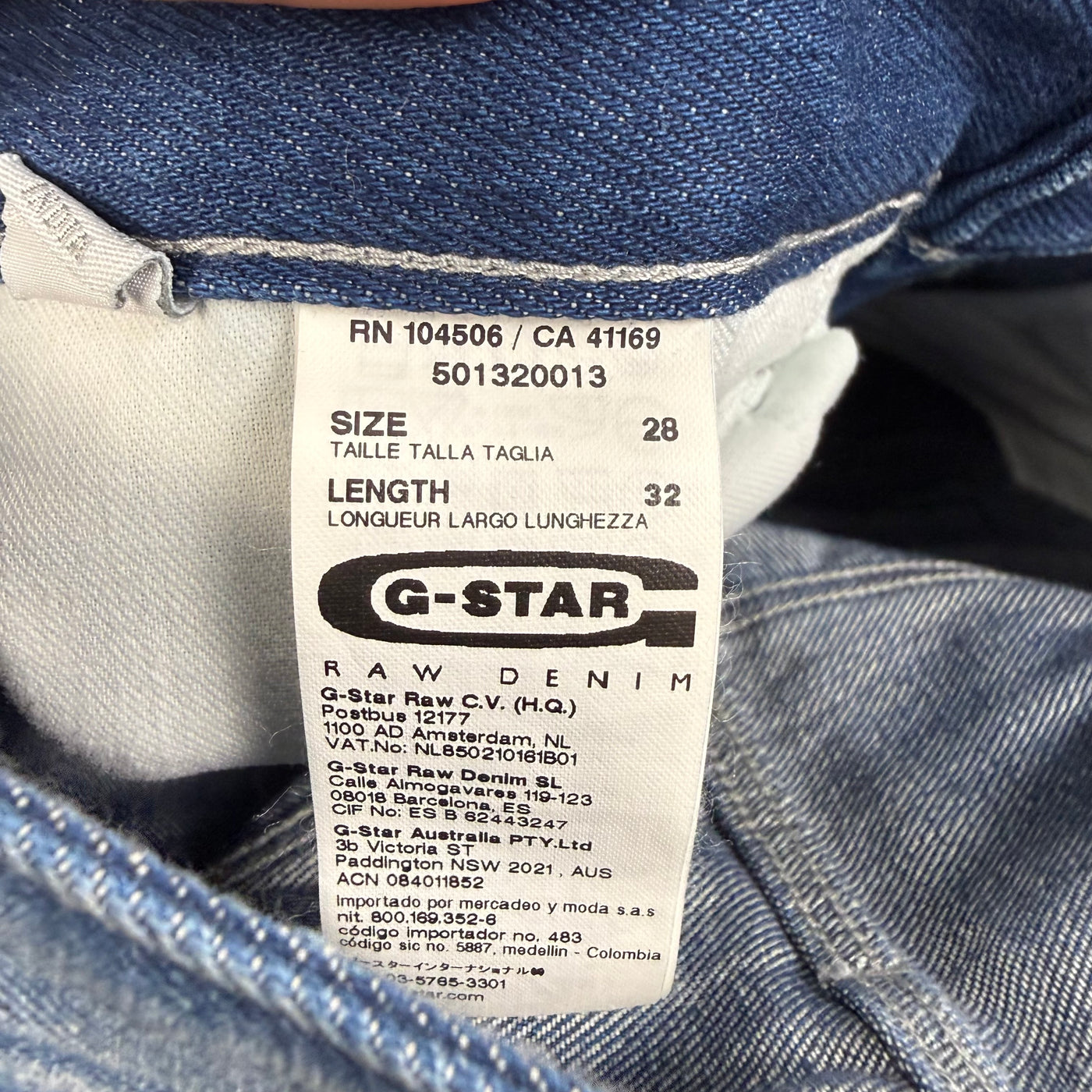 G-Star Washed Vintage Jeans | S