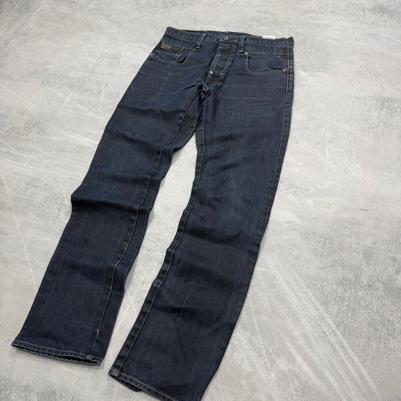 G-Star Big Print Washed Vintage Jeans | S
