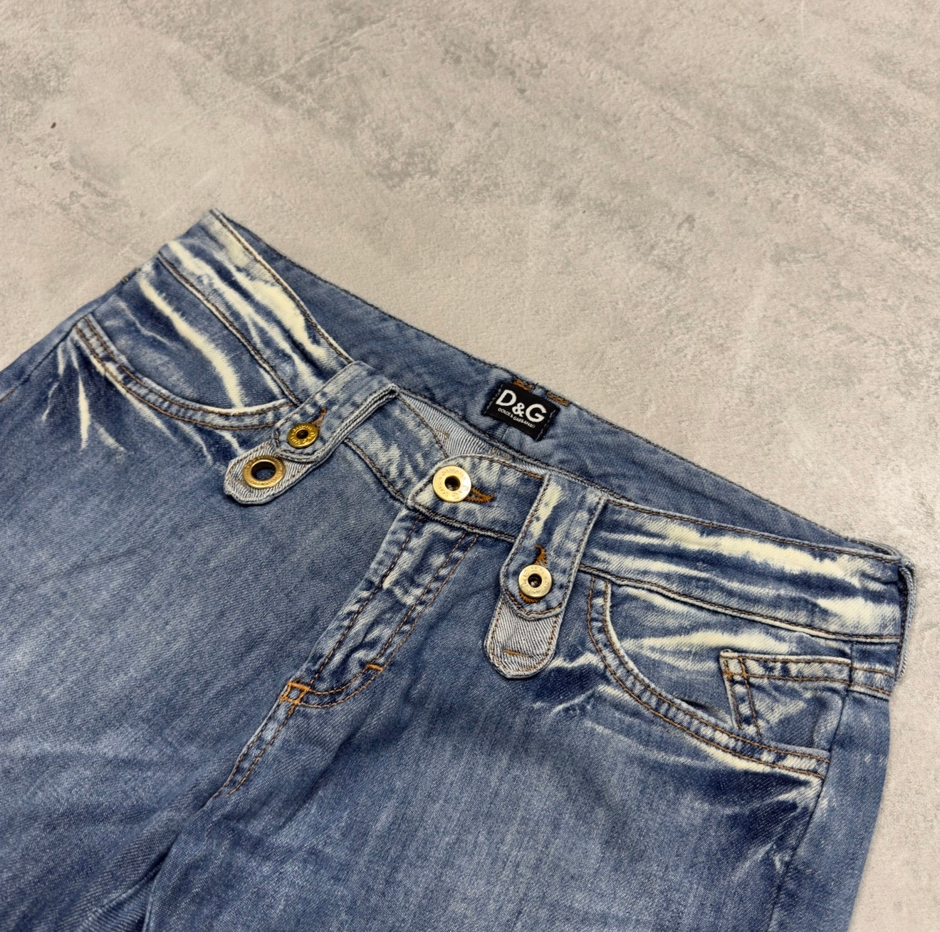 Dolce Gabana Big Logo Jeans | XS
