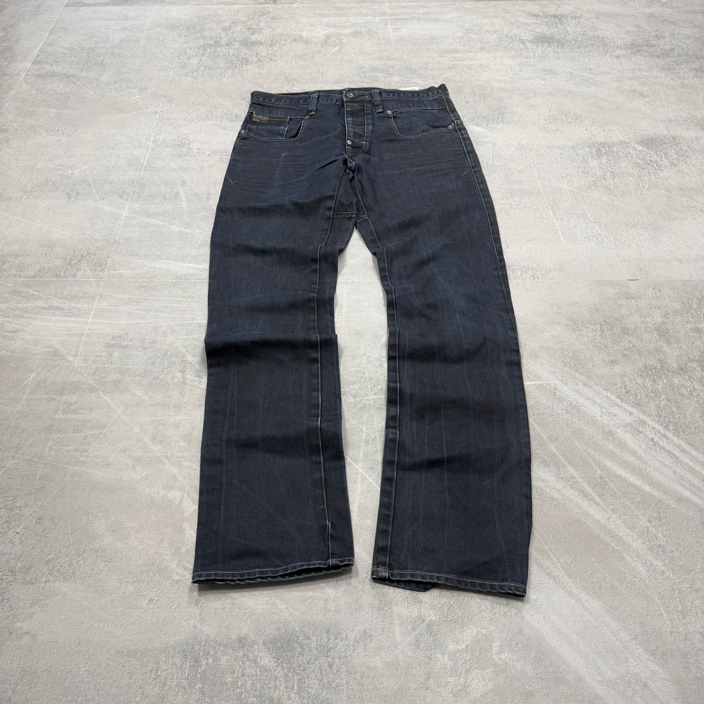 G-Star Big Print Washed Vintage Jeans | S