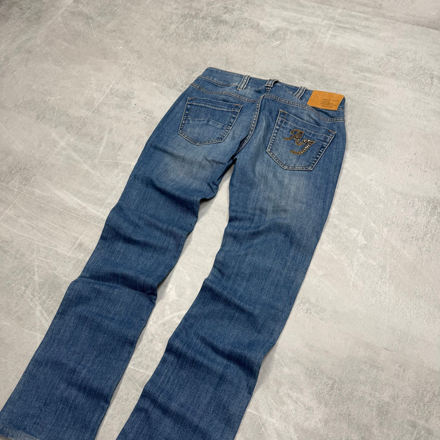 Armani Big Logo Vintage Jeans | XS