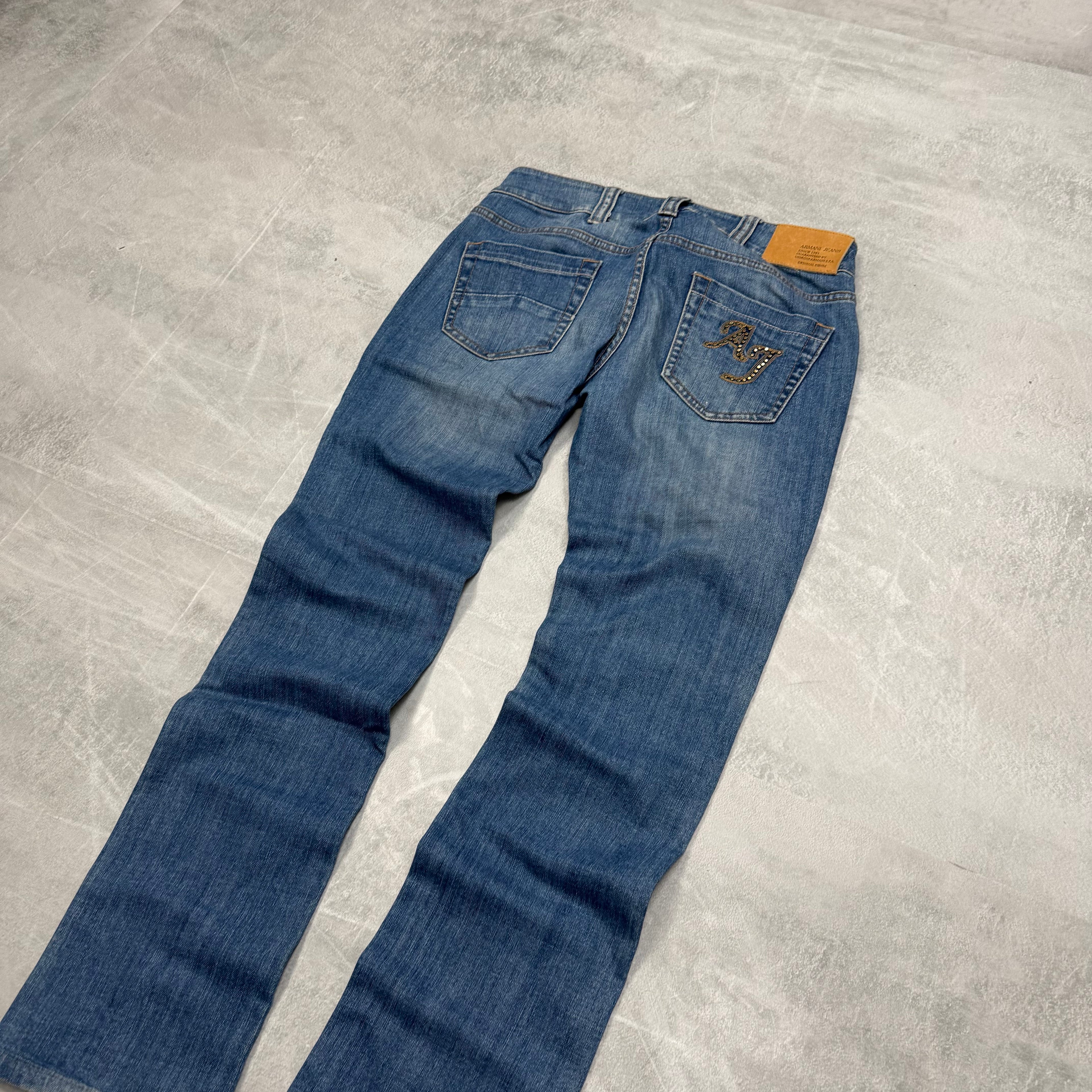 Armani Big Logo Vintage Jeans | XS