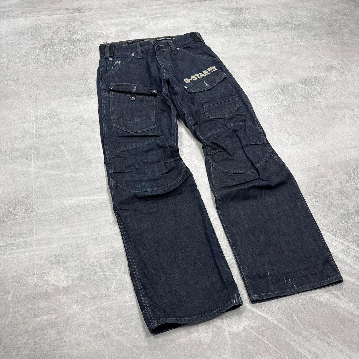 G-Star Big Print Vintage Jeans | S