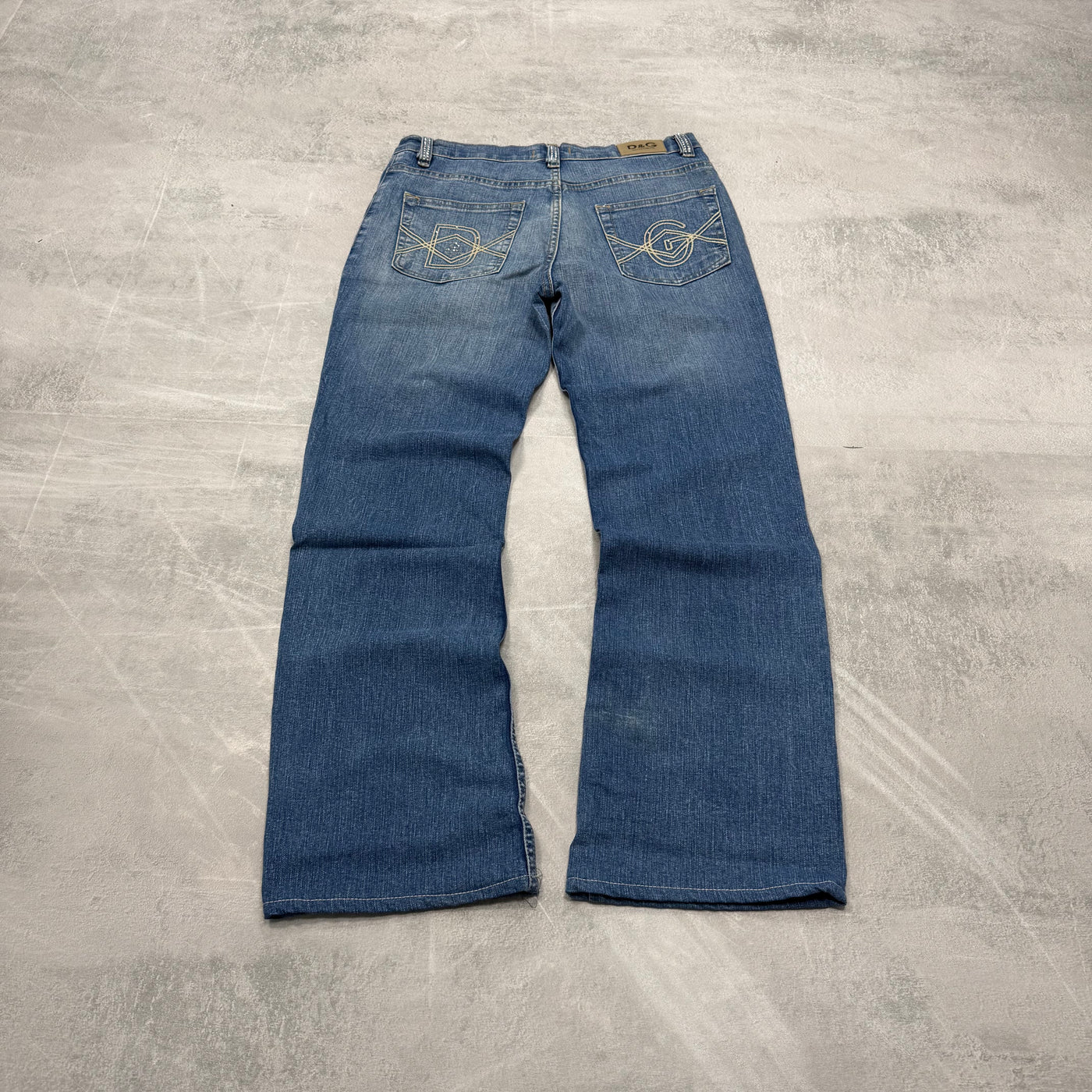 Dolce Gabana Big Print Vintage Jeans | S