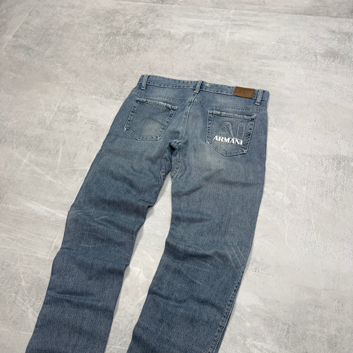 Armani Big Logo Vintage Jeans | XS