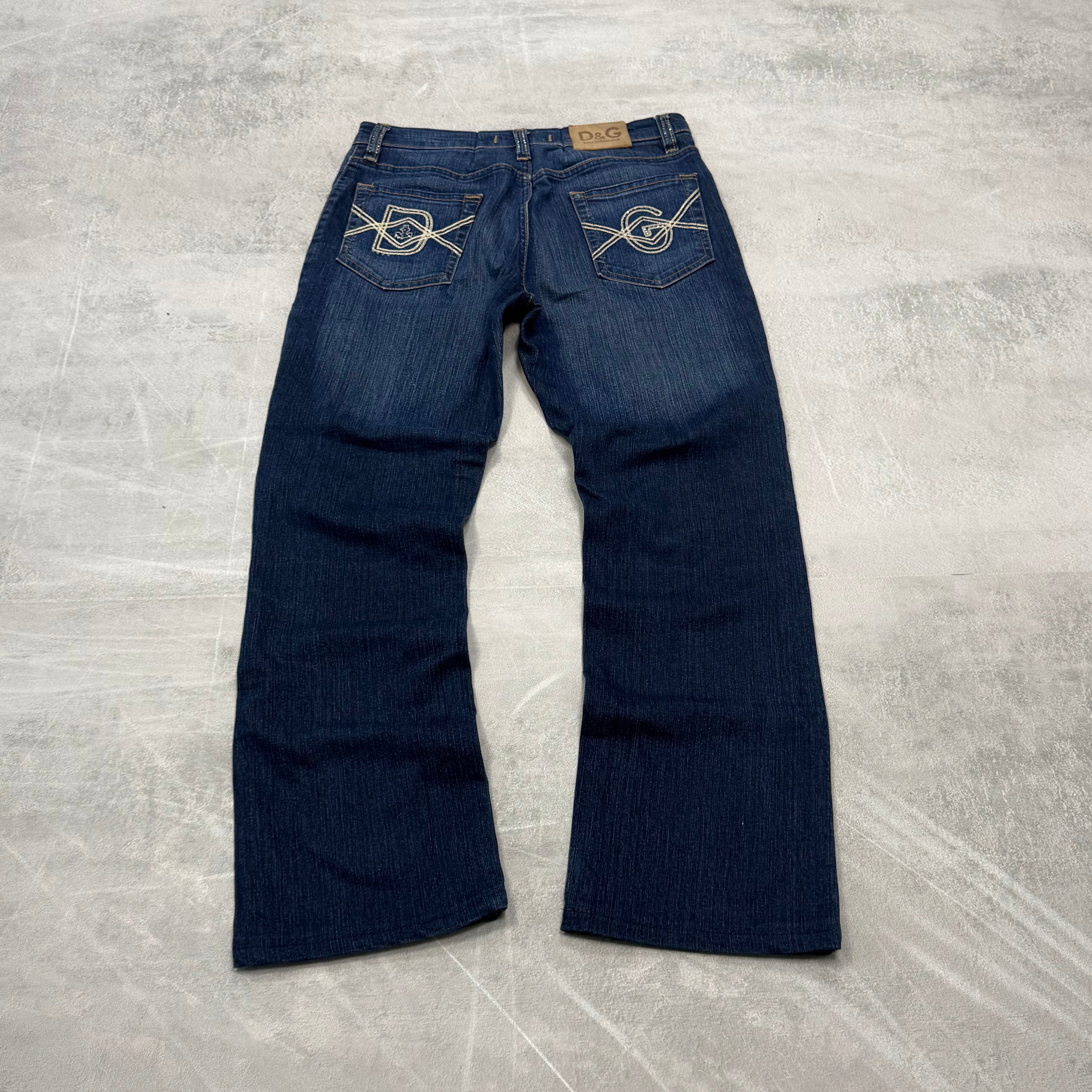 Dolce Gabana Big Print Jeans | XS