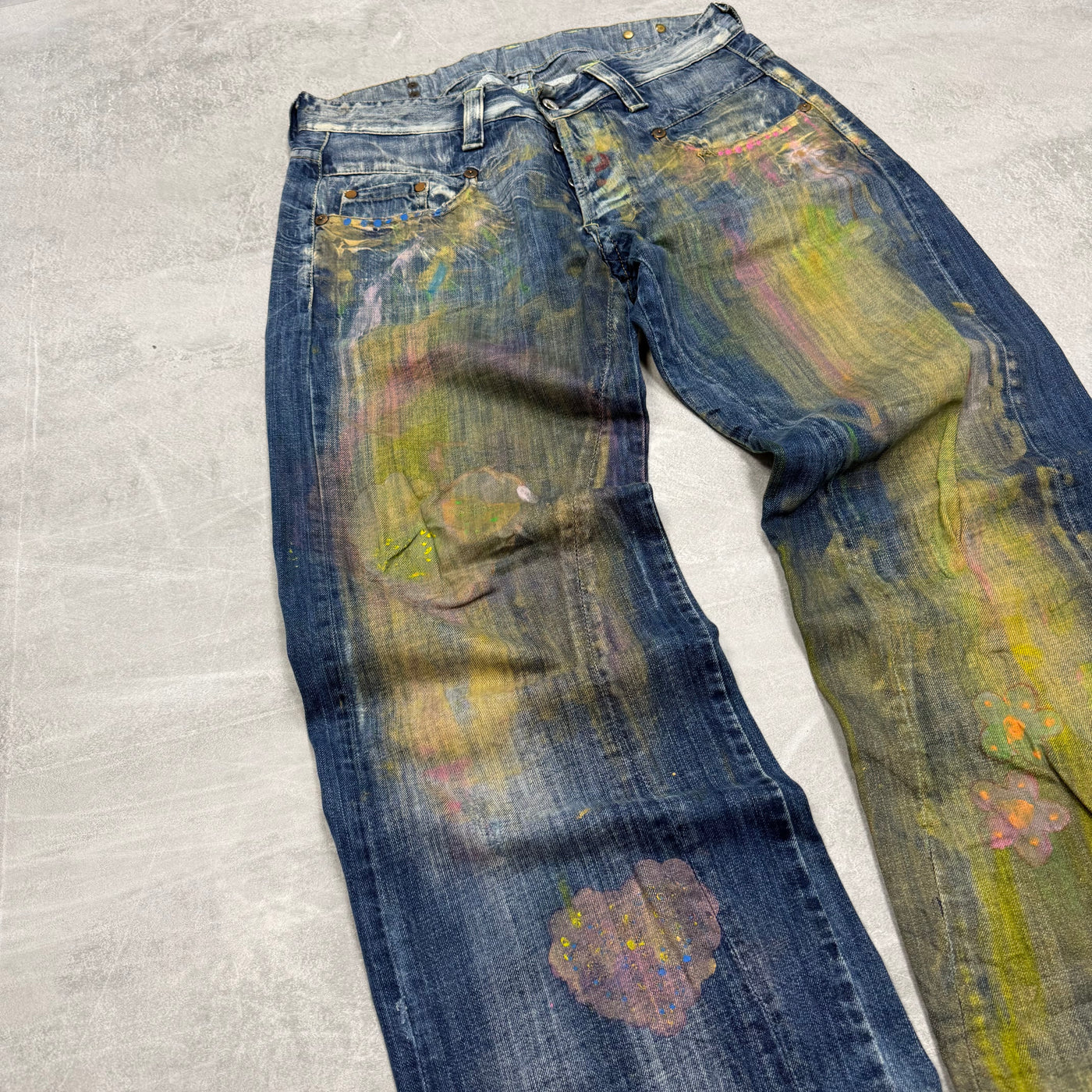 G-Star Big Print Vintage Jeans | S
