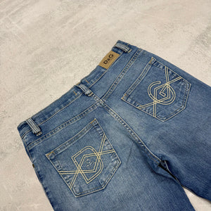 Dolce Gabana Big Print Vintage Jeans | S