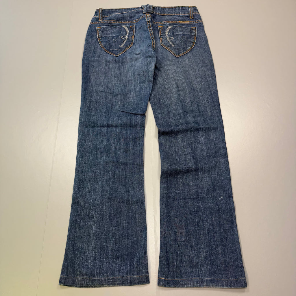 Y2K Bootcut Washed Vintage Jeans | XS