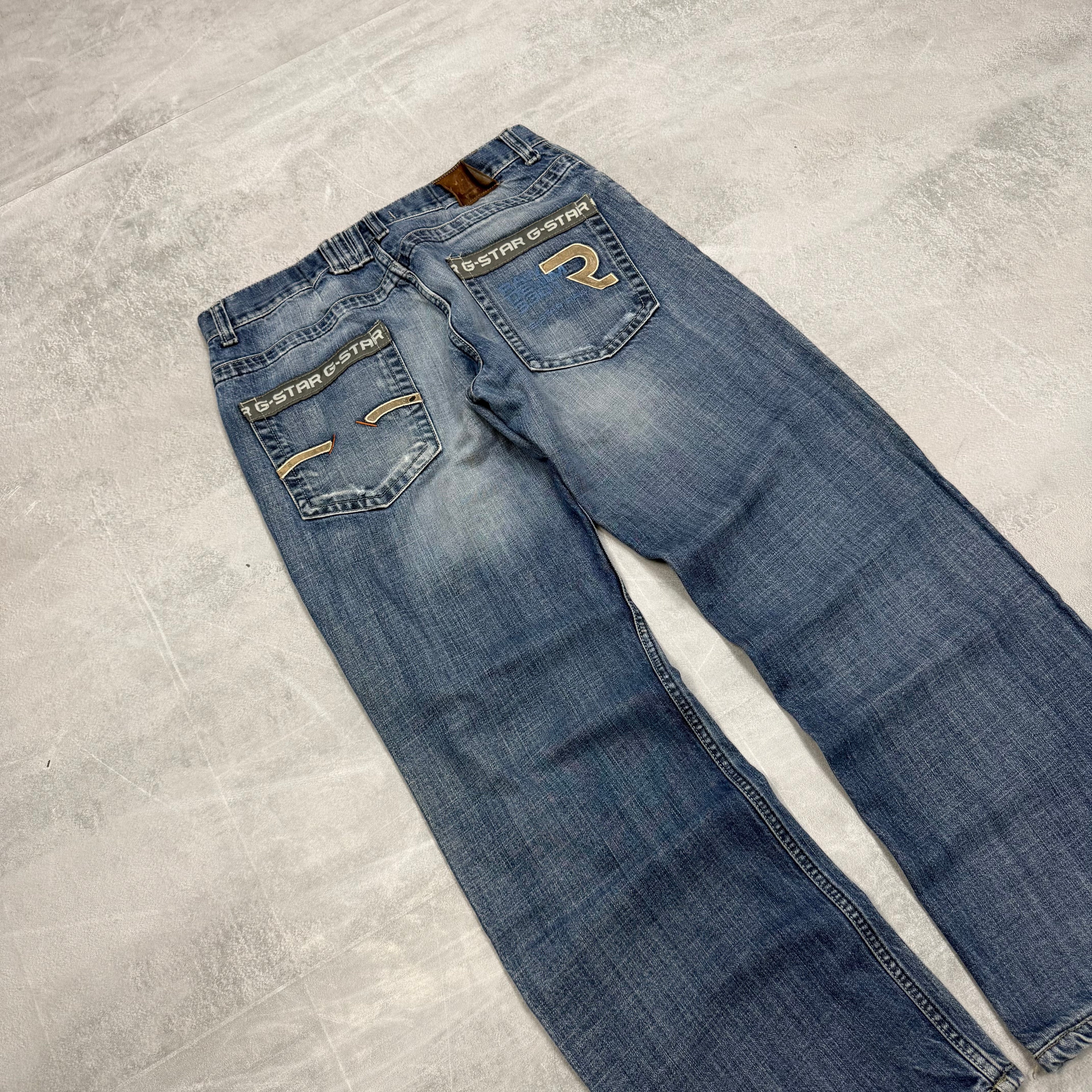 G-Star Big Print Vintage Jeans | S