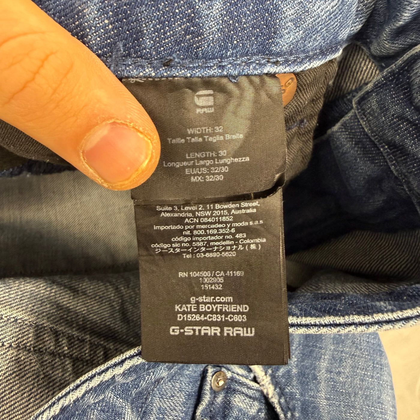 G- Star Washed Vintage Jeans | S