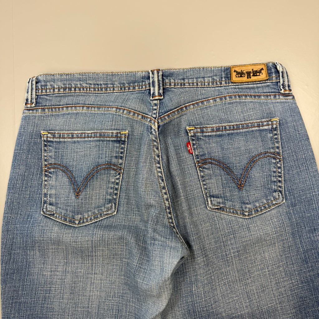 Levis Bootcut Washed Vintage Jeans | S