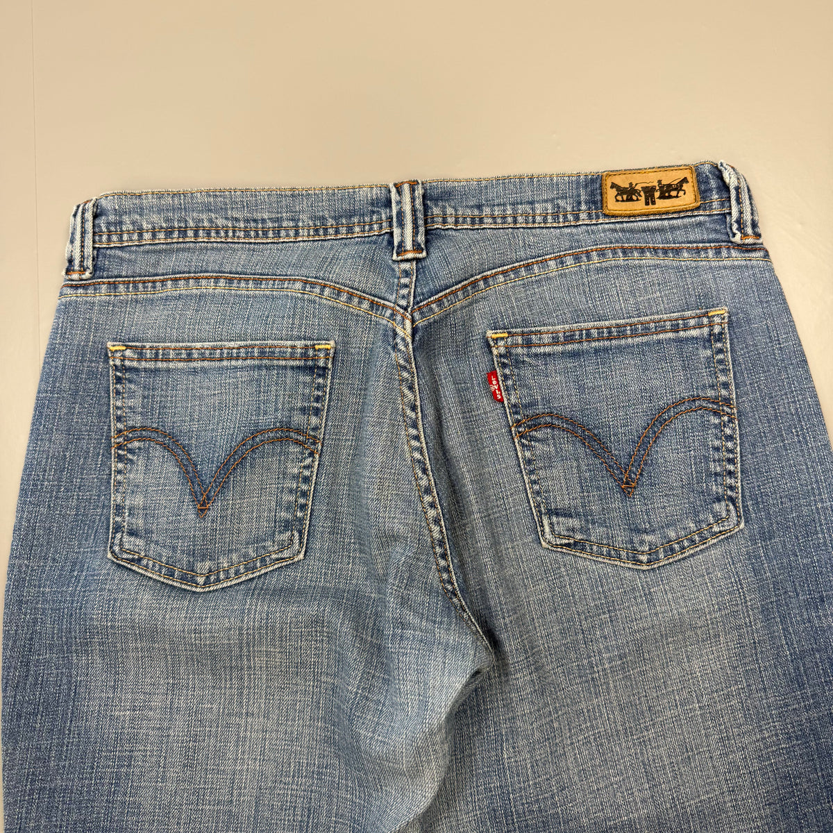 Levis Bootcut Washed Vintage Jeans | S