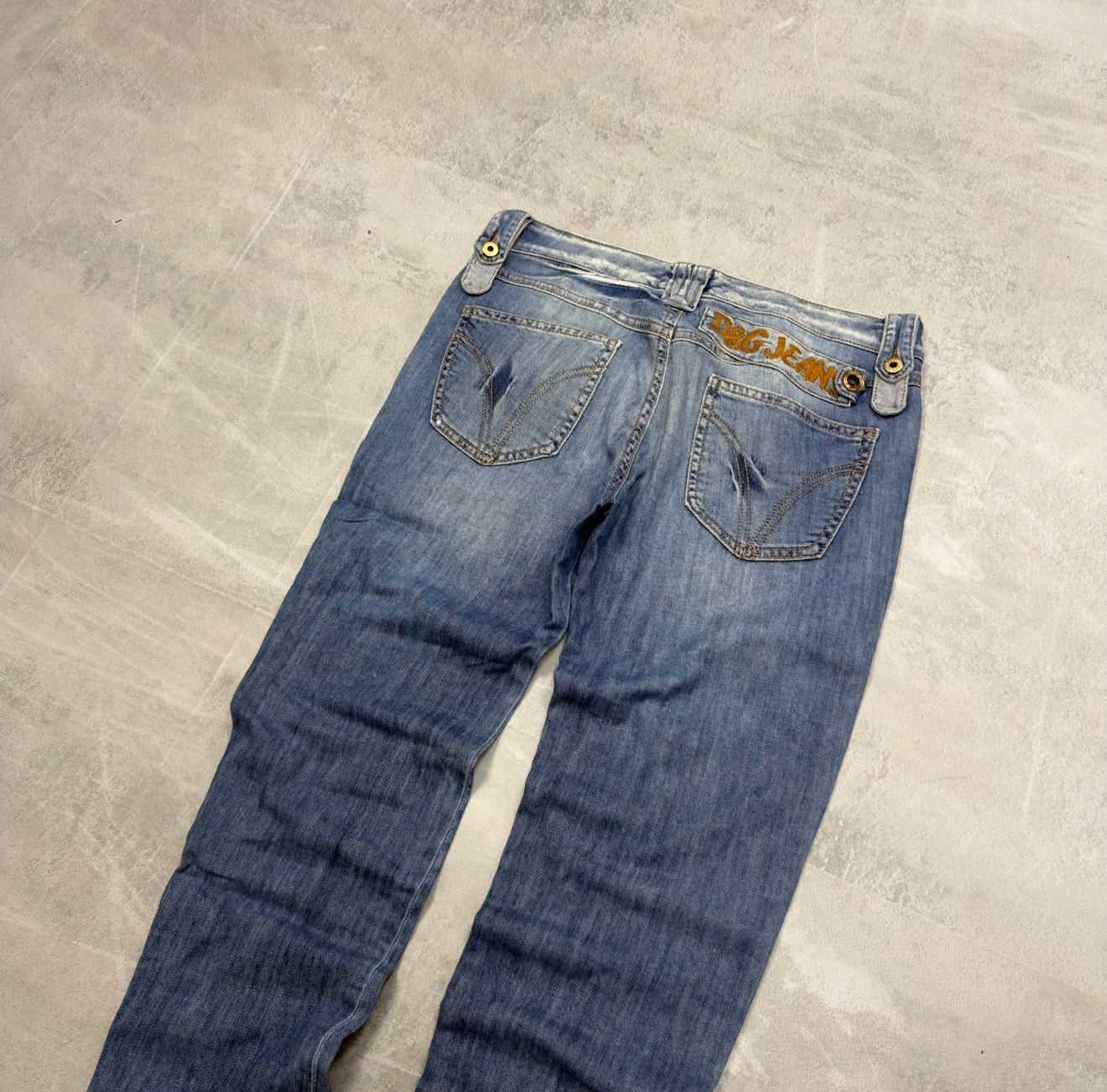 Dolce Gabana Big Logo Jeans | XS