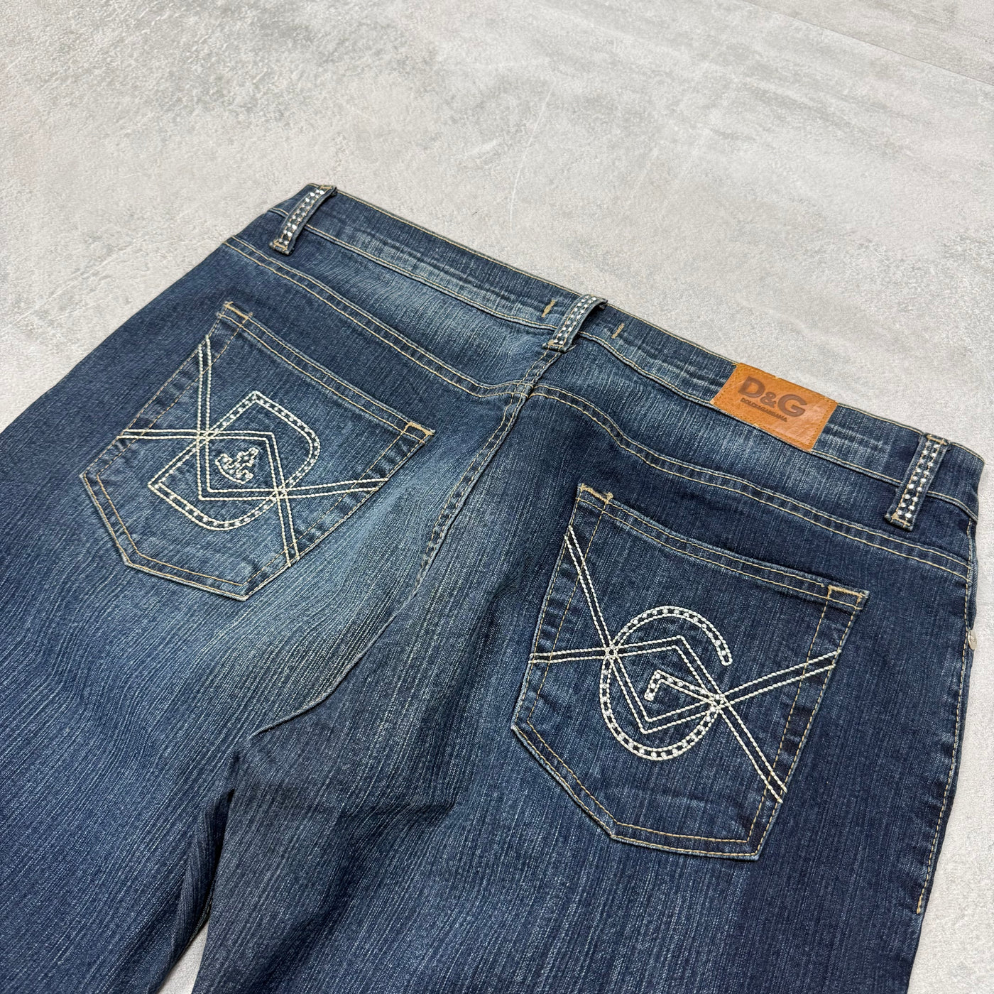 Dolce Gabana Big Print Vintage Jeans | S