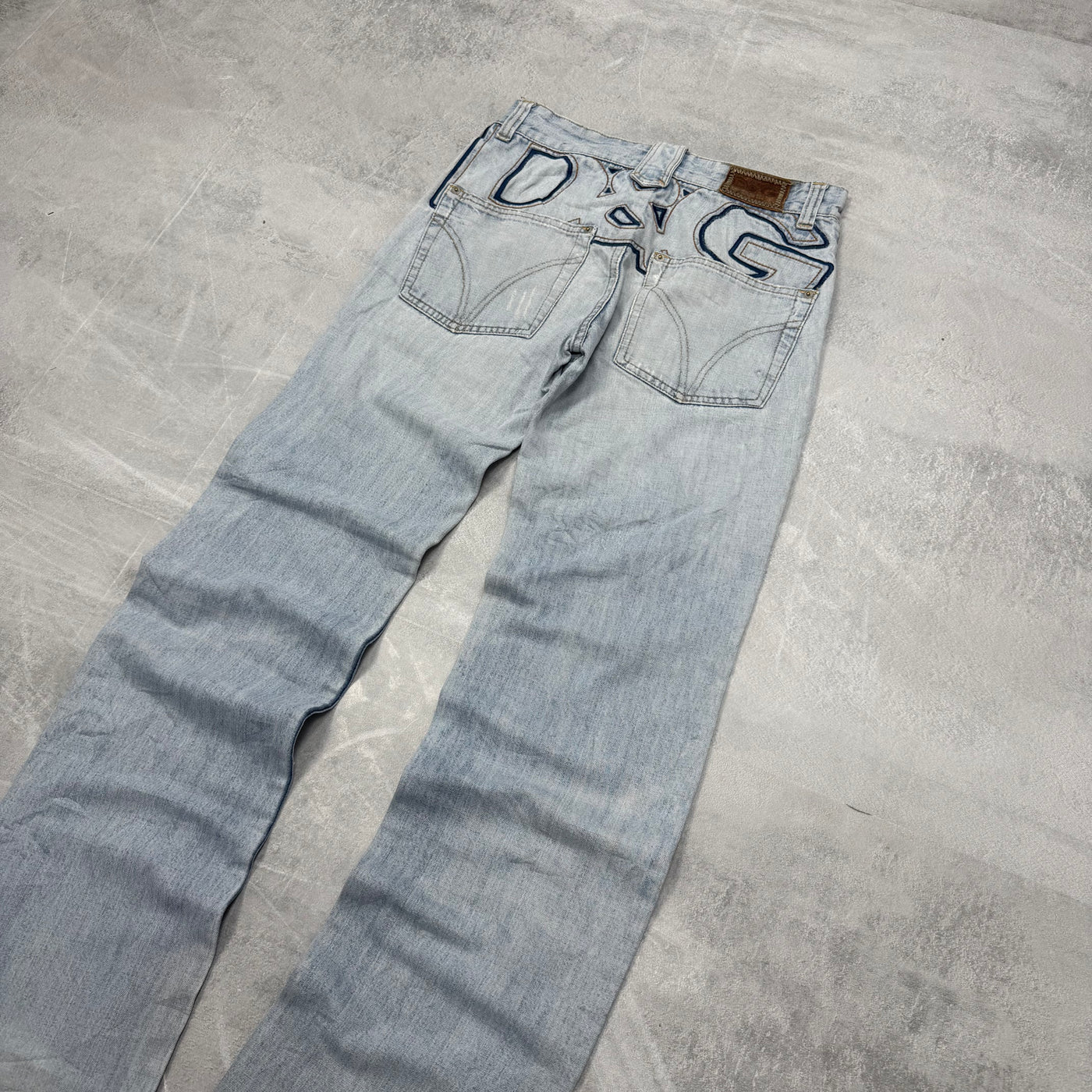 Dolce Gabana Big Print Vintage Jeans | S