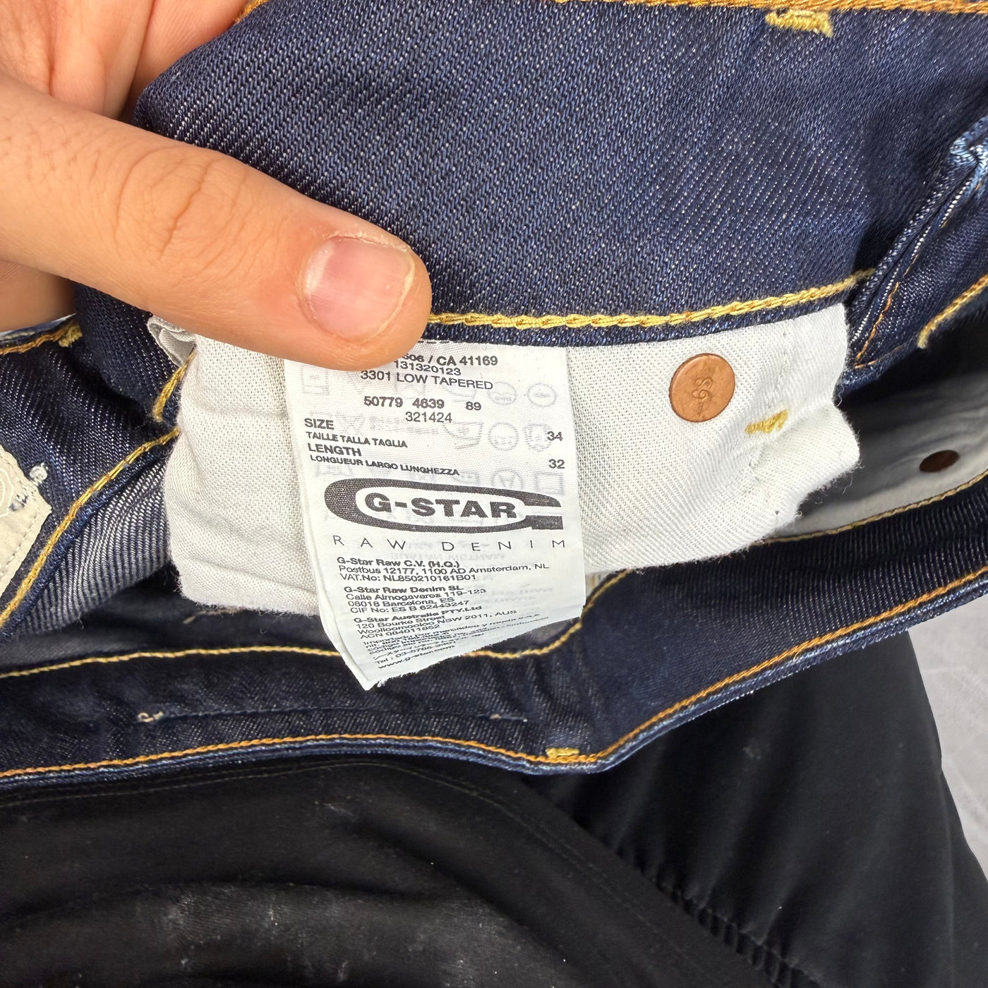 G-Star Washed Vintage Jeans | S