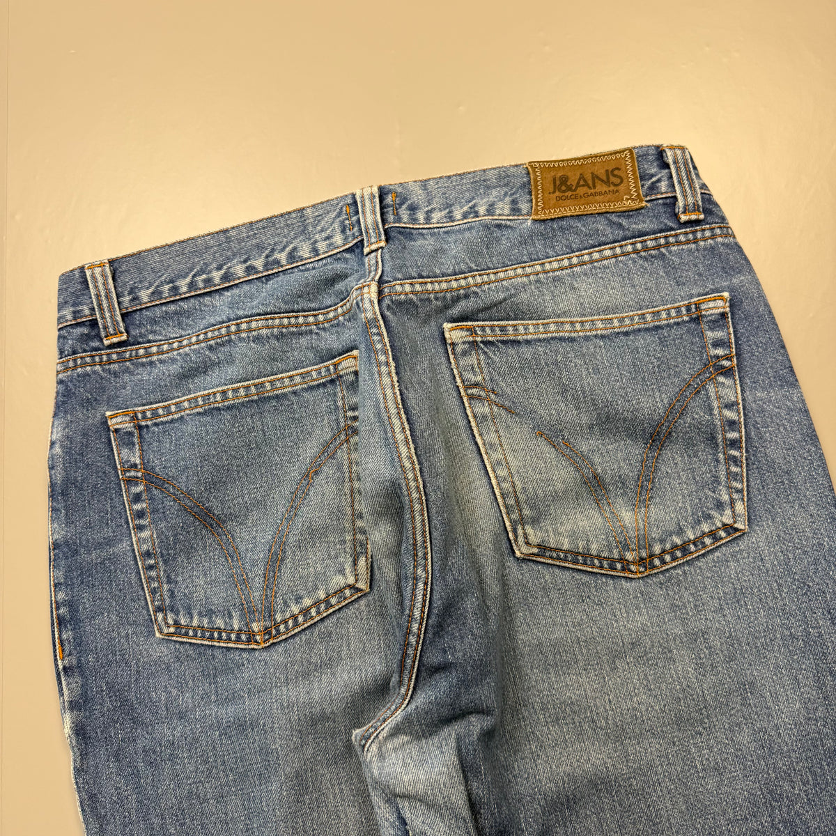 Dolce Gabbana Washed Vintage Jeans | L