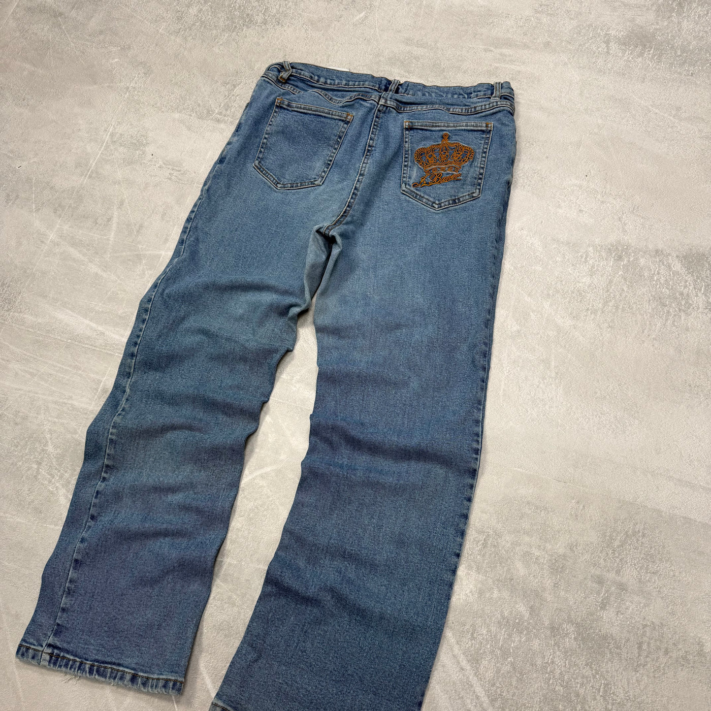Y2K Big Logo Vintage Jeans | S