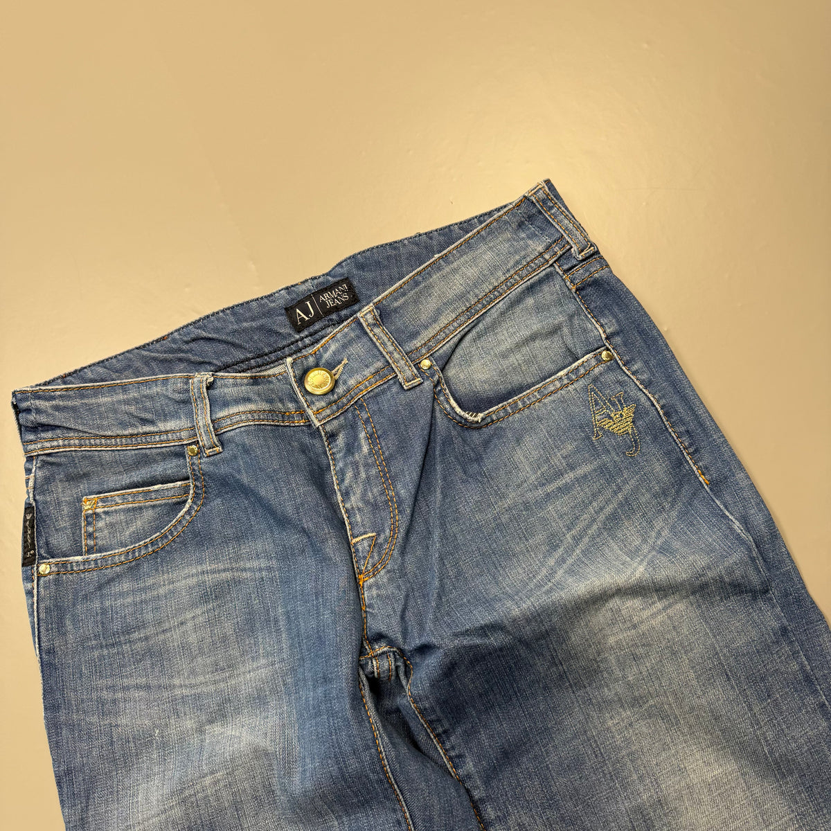 Armani Washed Vintage Jeans | XS
