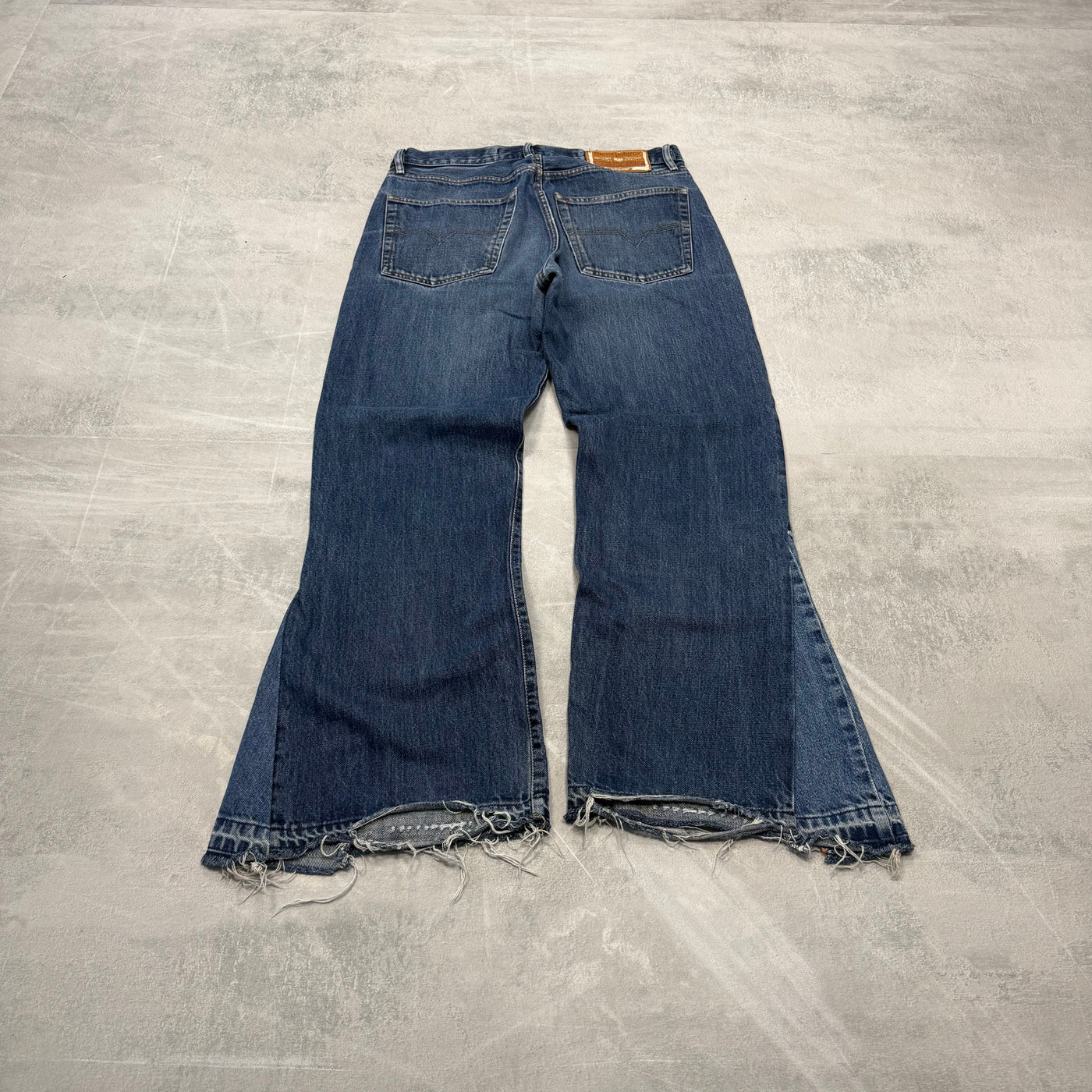 Diesel Flared Washed Vintage Jeans | S