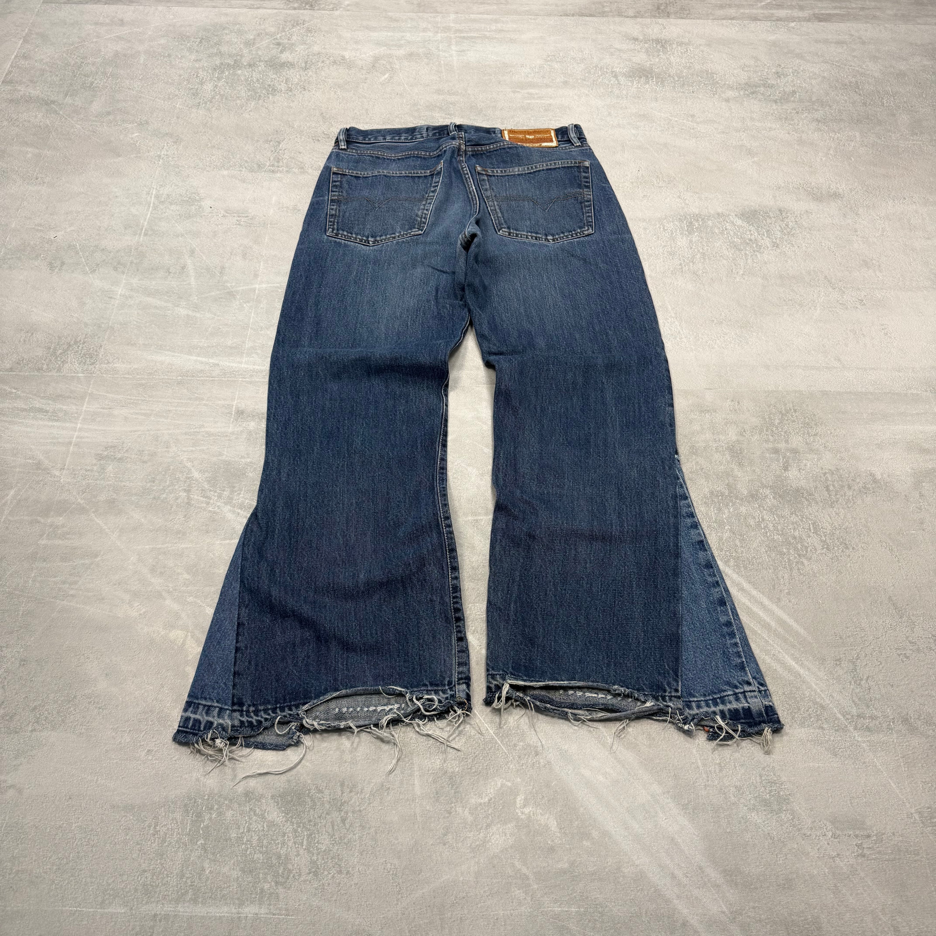 Diesel Flared Washed Vintage Jeans | S