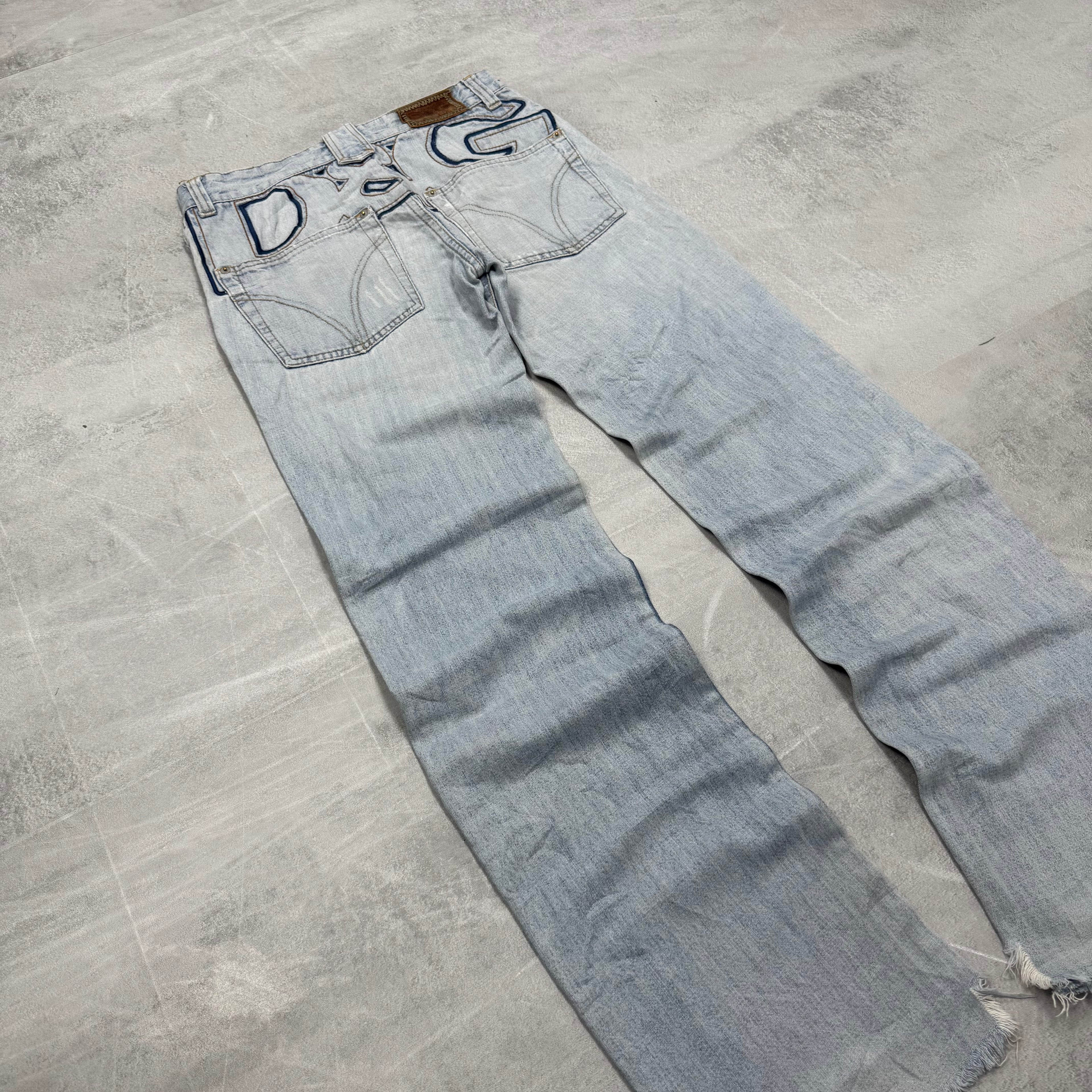 Dolce Gabana Big Print Vintage Jeans | S