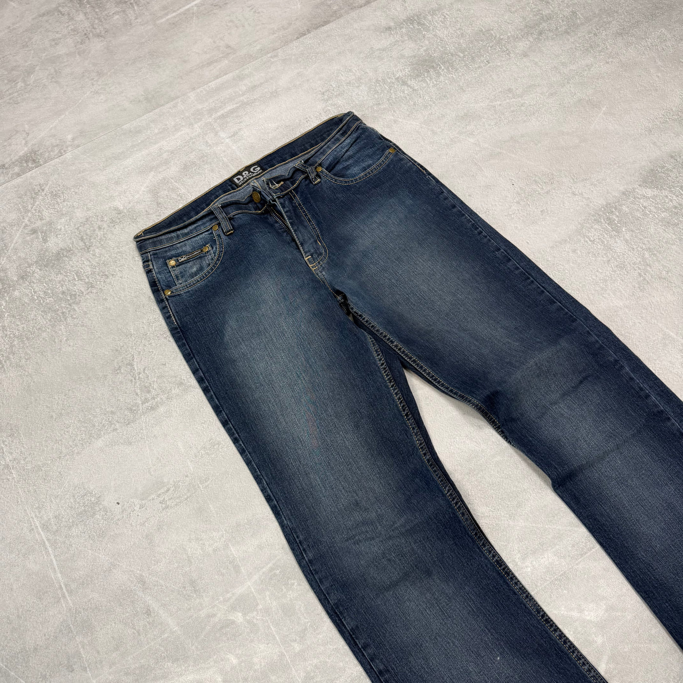 Dolce Gabana Big Print Vintage Jeans | S