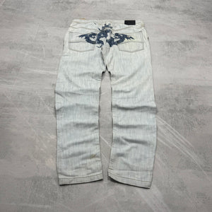 Armani Big Print Vintage Jeans | M
