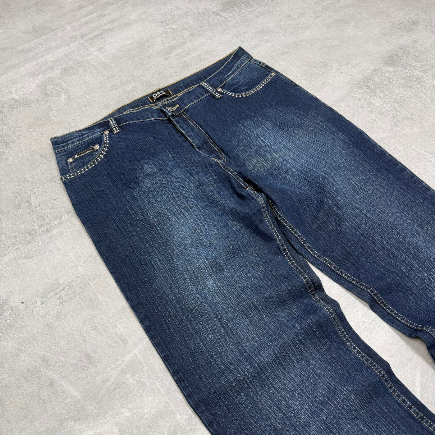 Dolce Gabana Big Print Vintage Jeans | S