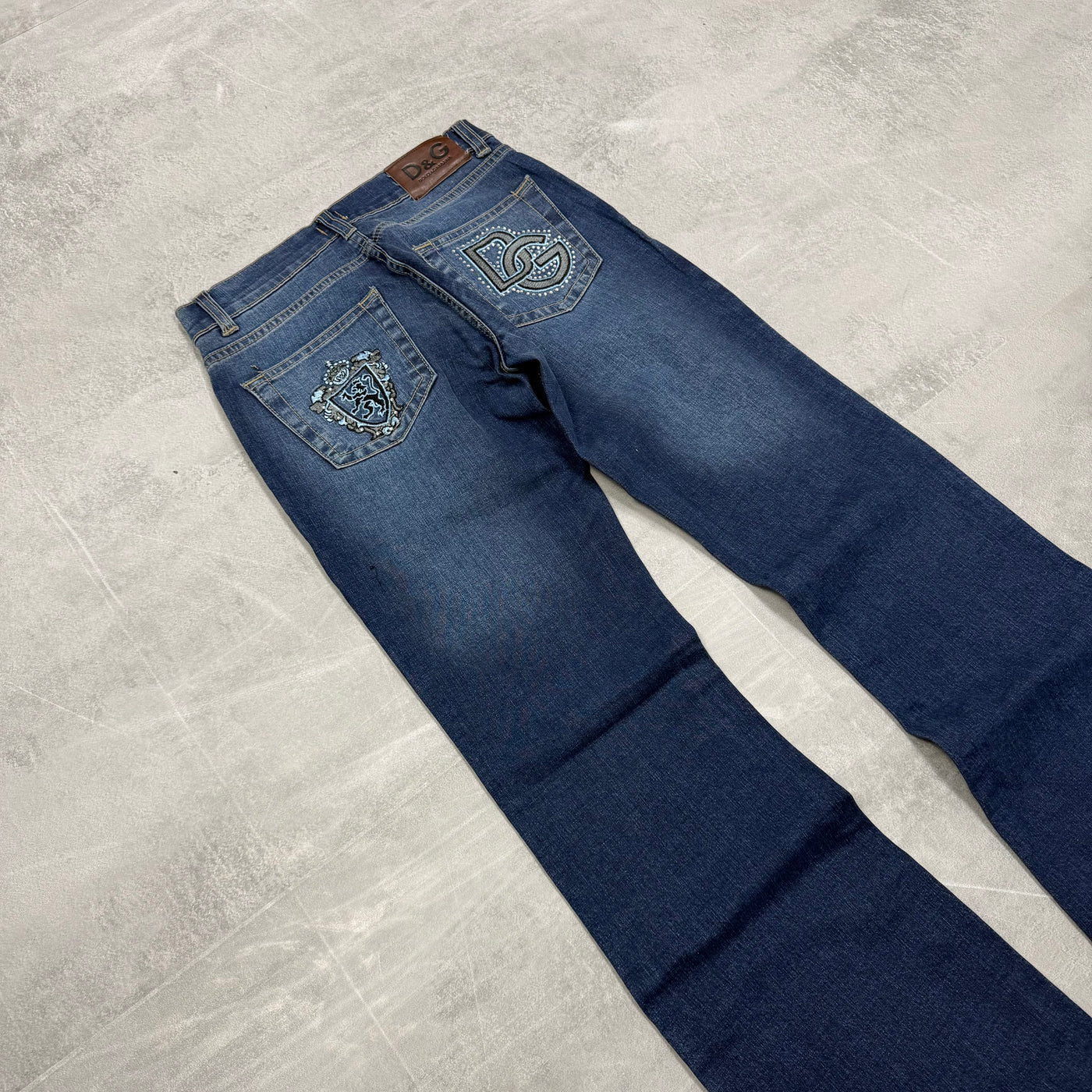 Dolce Gabana Big Print Vintage Jeans | S