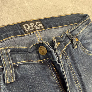 Dolce Gabana Big Print Vintage Jeans | S