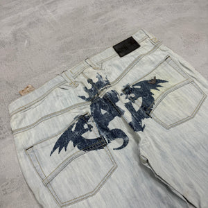 Armani Big Print Vintage Jeans | M