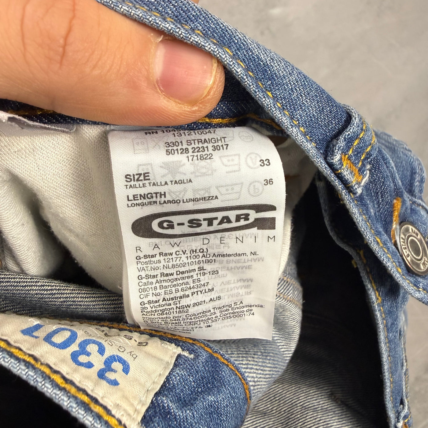 G-Star Washed Vintage Jeans | M