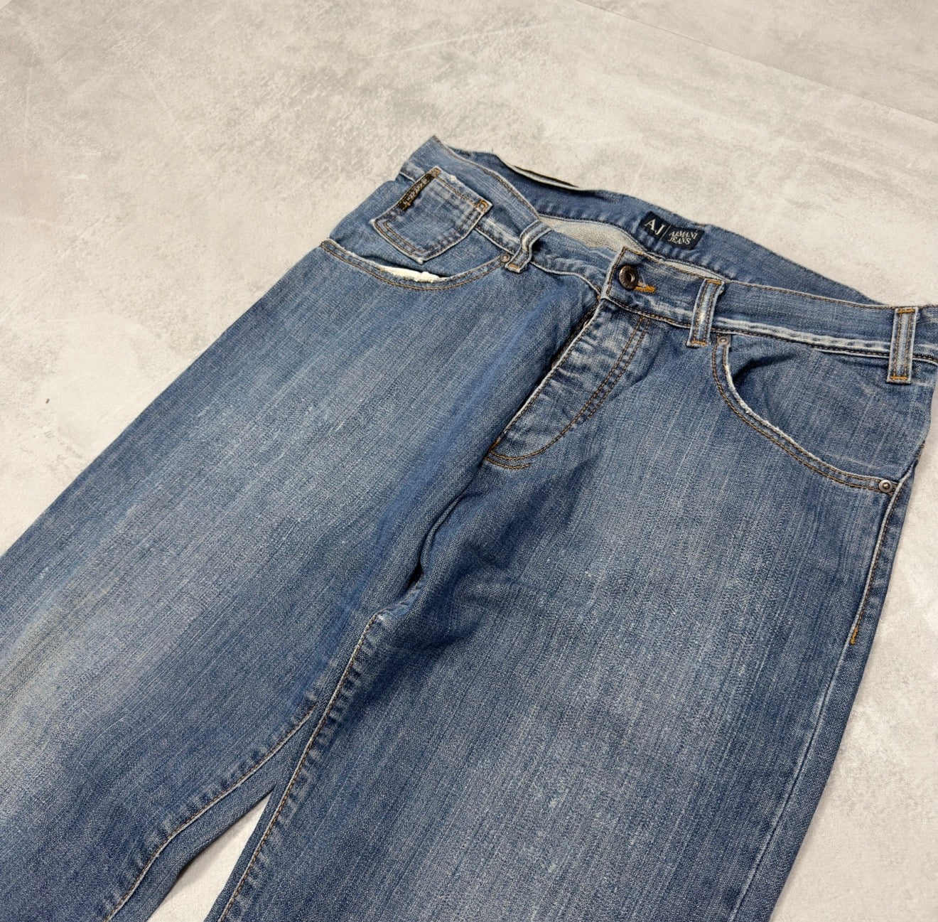Armani Big Print Vintage Jeans | M