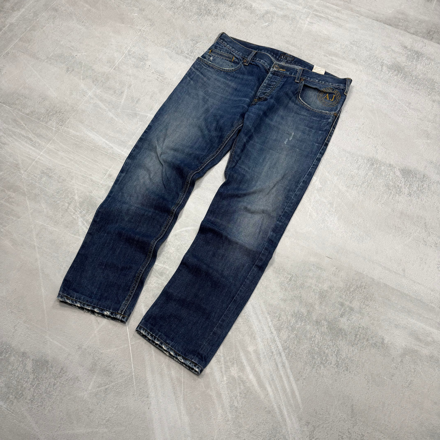 Armani Washed Vintage Jeans | M