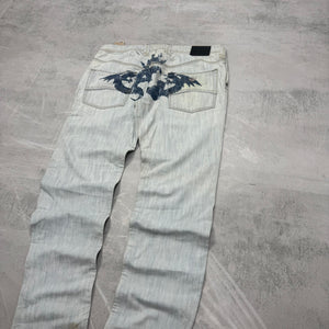 Armani Big Print Vintage Jeans | M