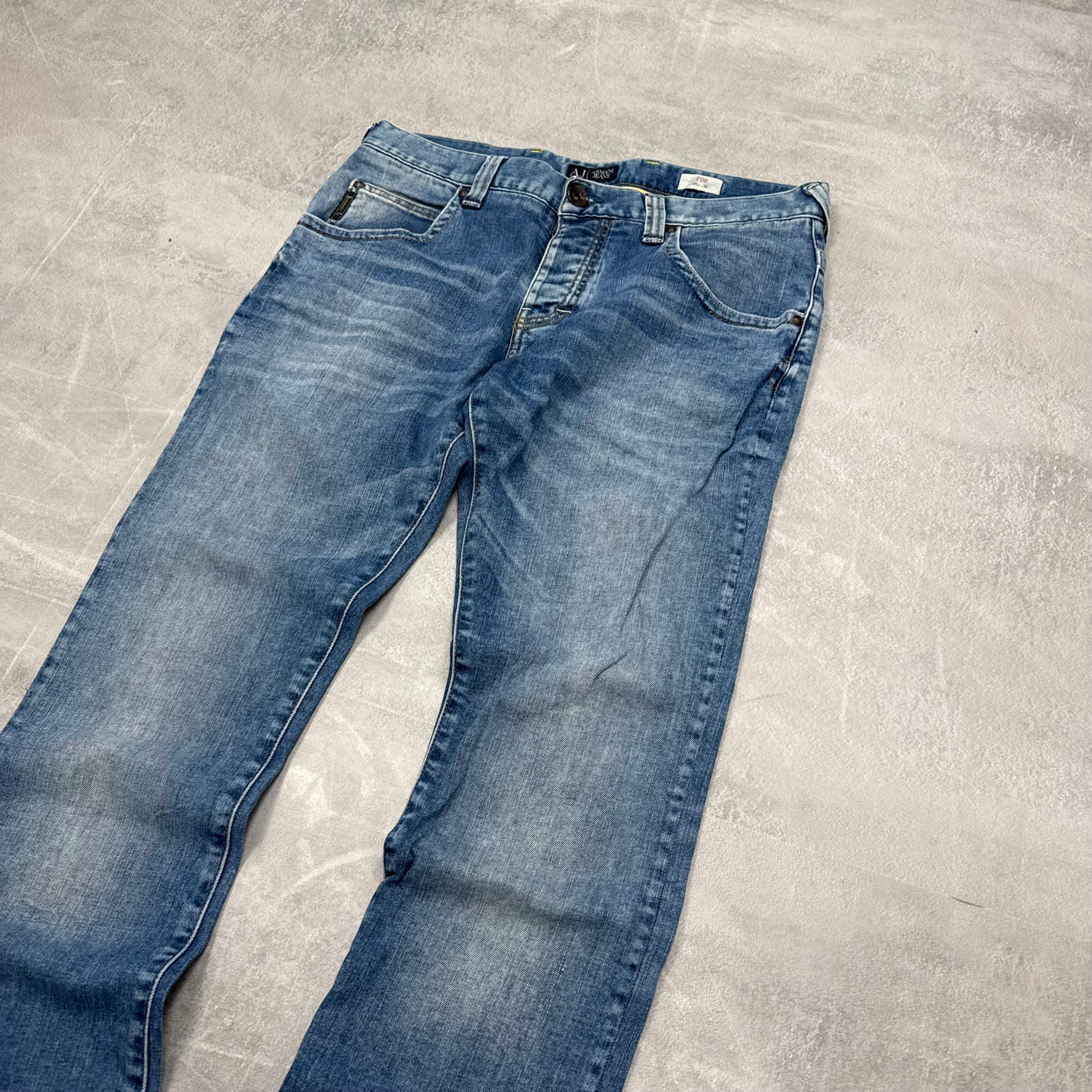 Armani Washed Vintage Jeans | S