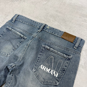 Armani Big Logo Vintage Jeans | XS
