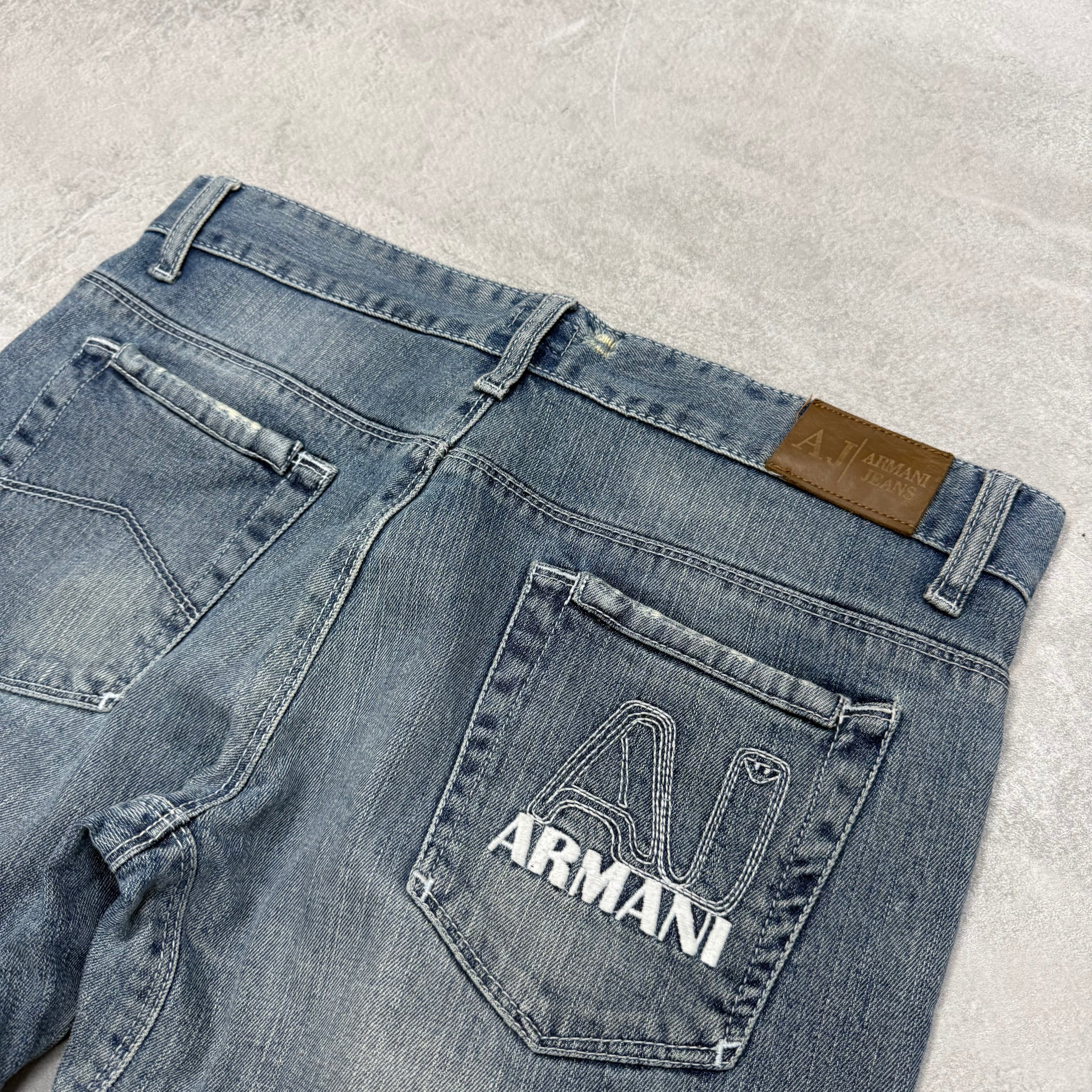 Armani Big Logo Vintage Jeans | XS