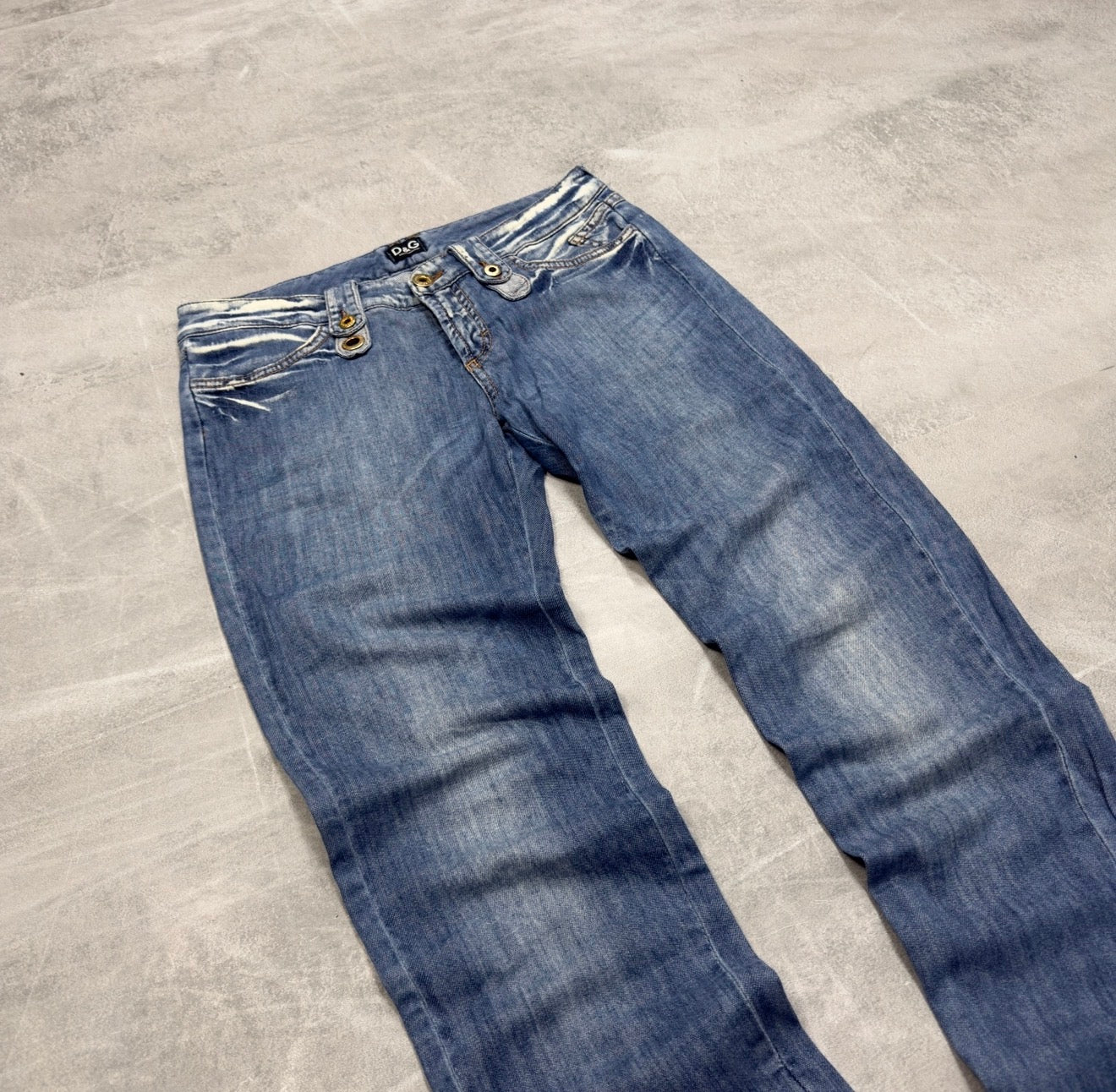 Dolce Gabana Big Logo Jeans | XS