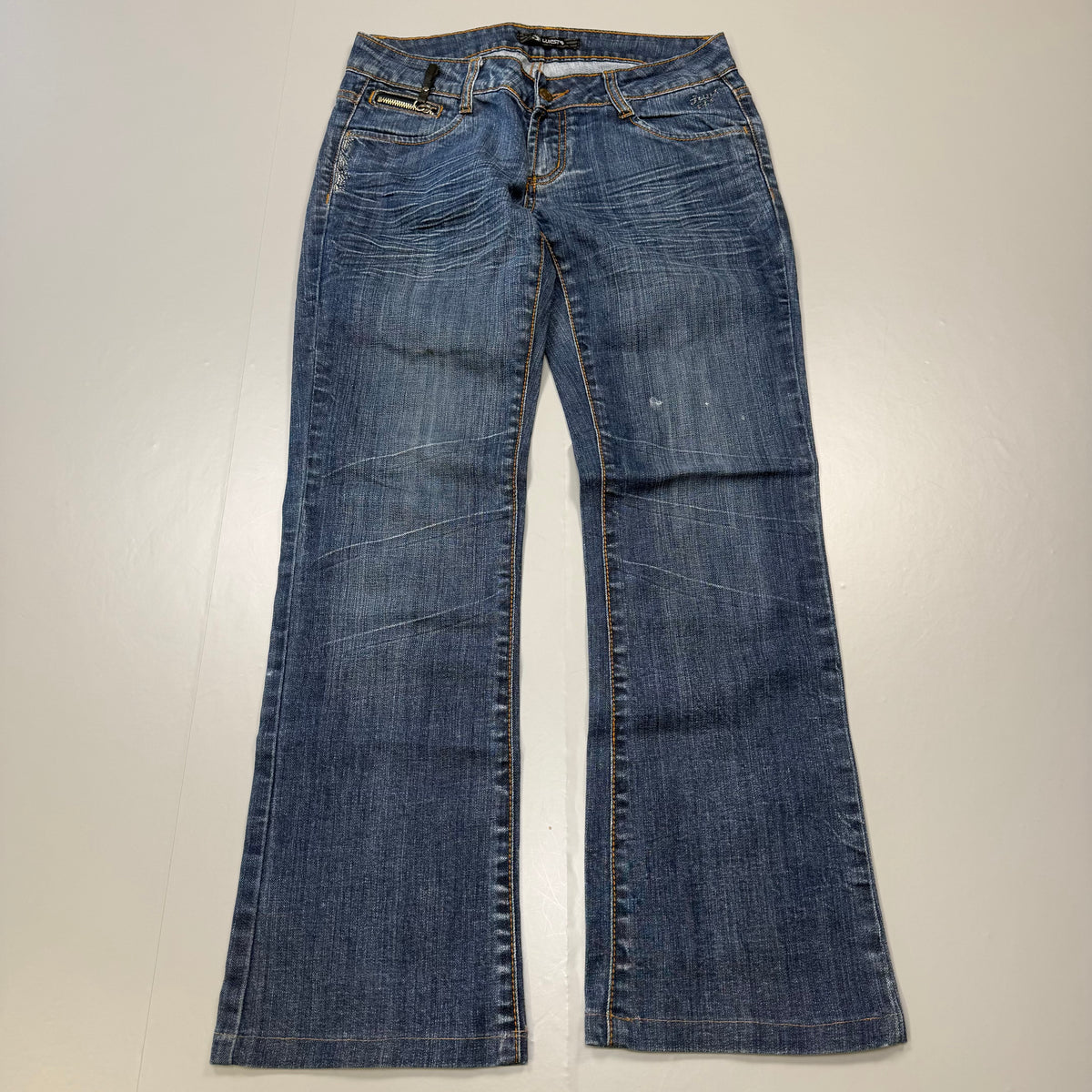 Y2K Bootcut Washed Vintage Jeans | XS